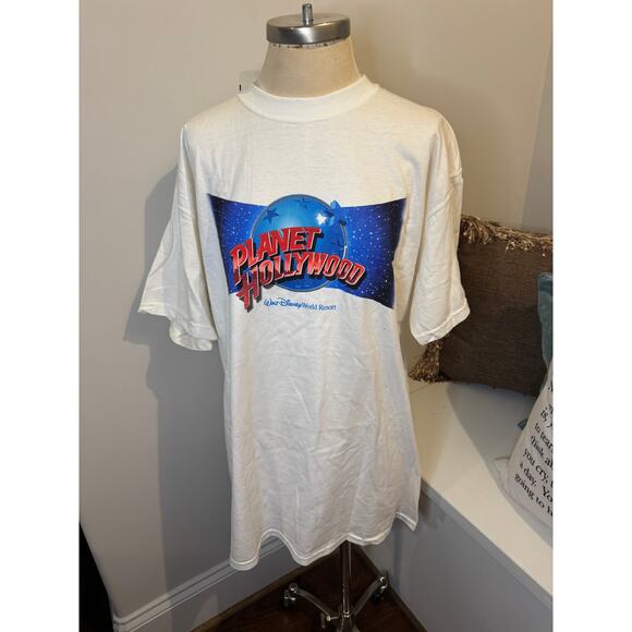 Vintage Deadstock Planet Hollywood T-Shirt - Picture 1 of 4